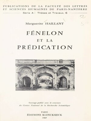 cover image of Fénelon et la prédication